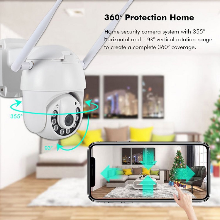 3MP Wifi Outdoor Auto Tracking Night Vision IP Camera